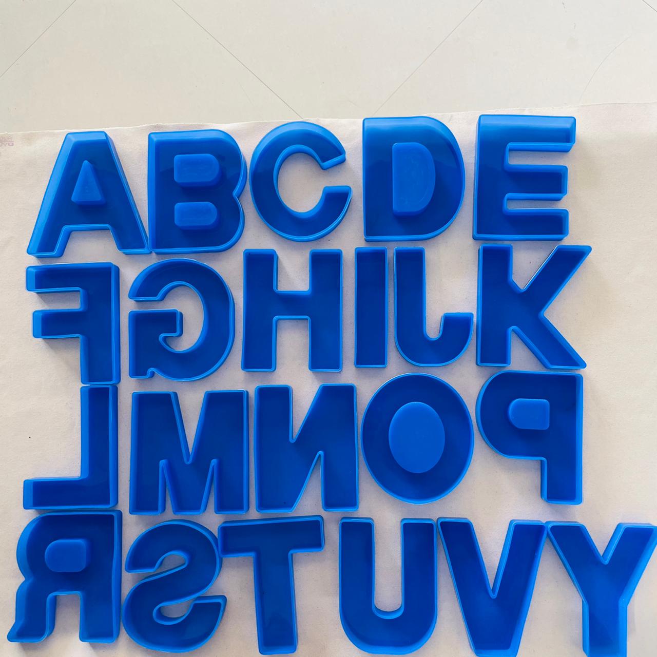 6" Monogram Alphabet Mould 2 | Tulsi Resin