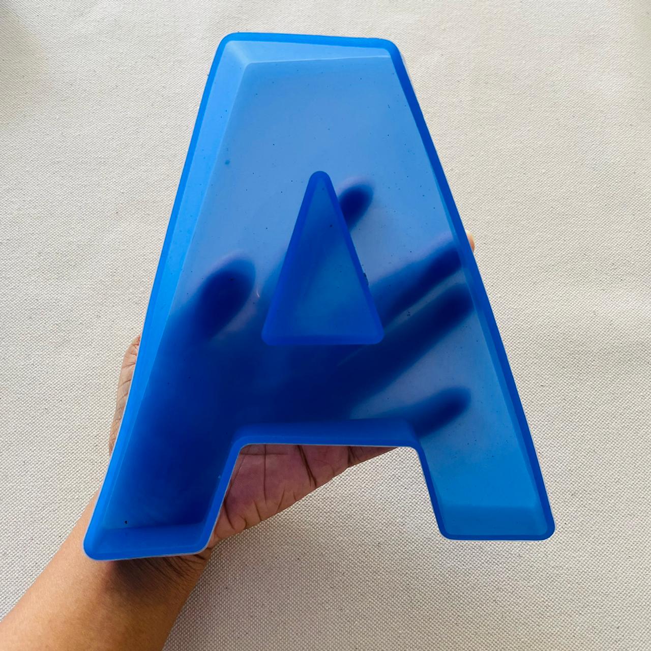 6" Monogram Alphabet Mould 3 | Tulsi Resin