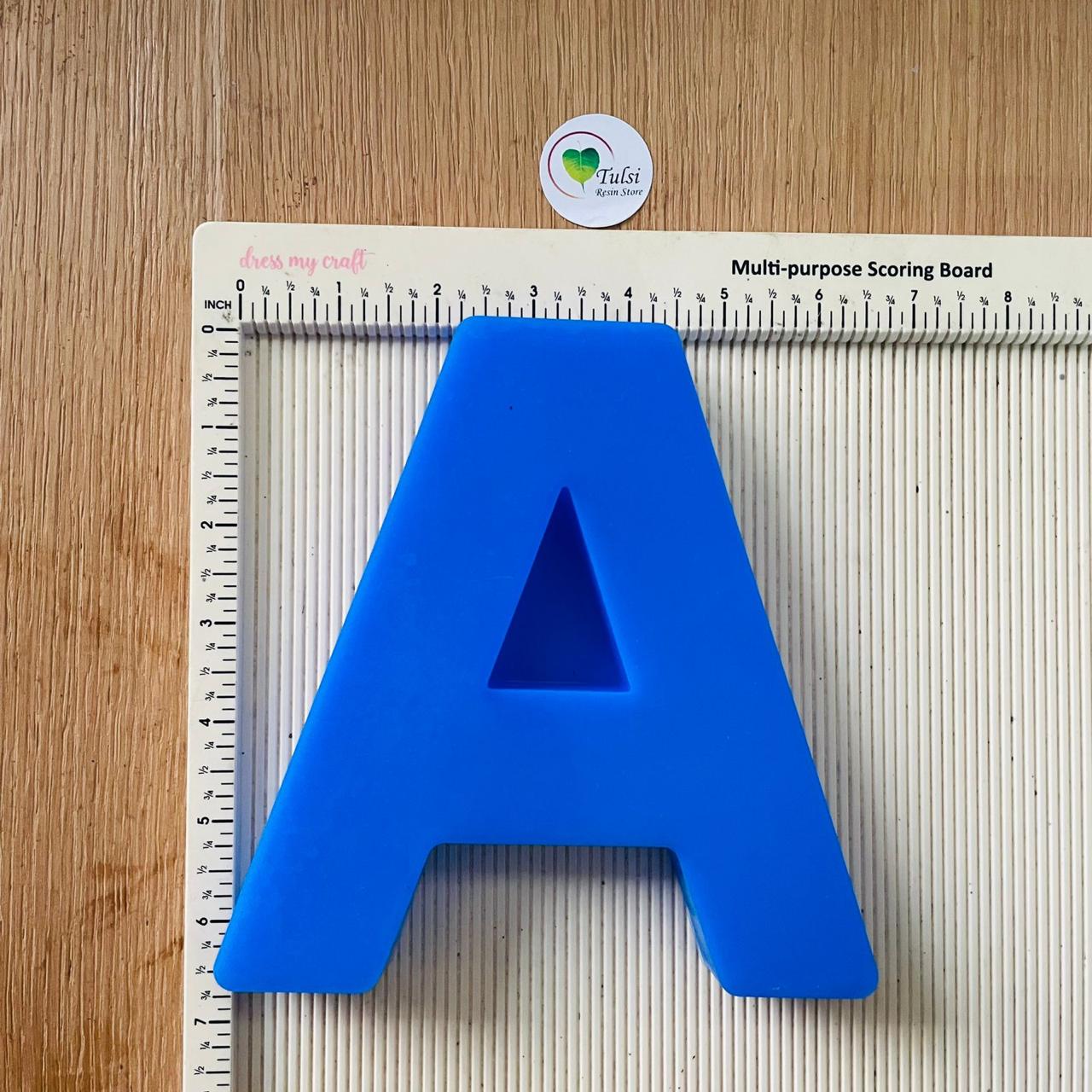 6" Monogram Alphabet Mould 4 | Tulsi Resin