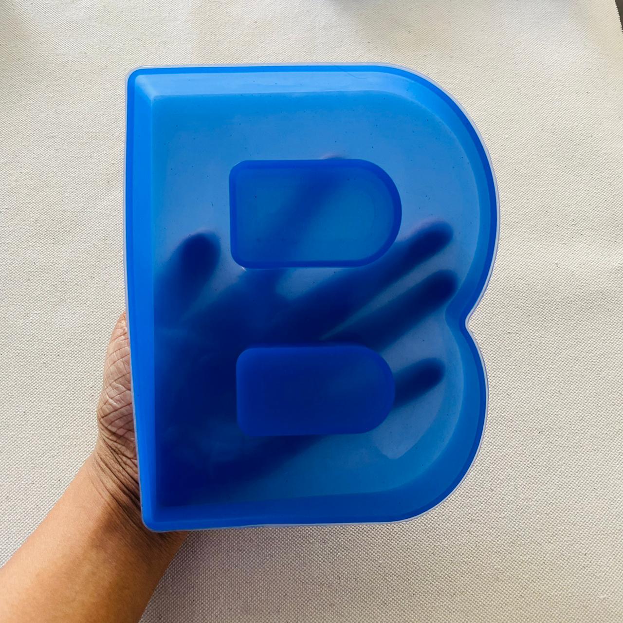 6" Monogram Alphabet Mould 5 | Tulsi Resin