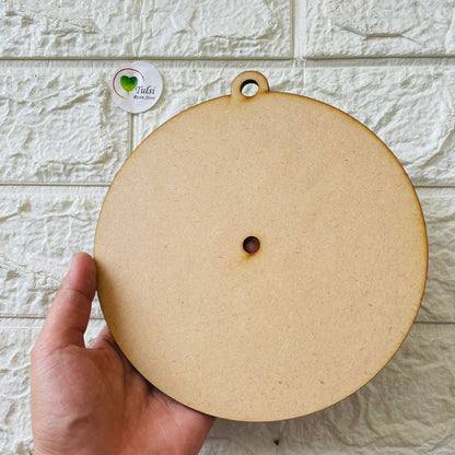 MDF Hanging Clock Base