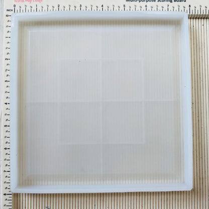 7.5" Square Tray with Boundry