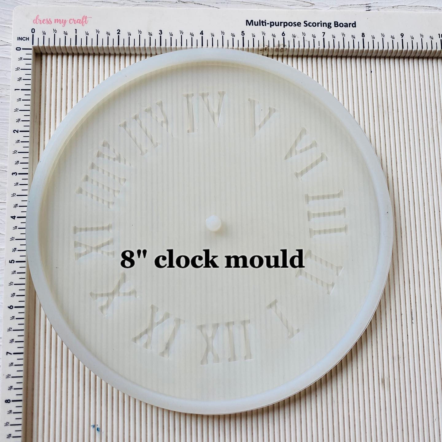 8" Number Clock Mould