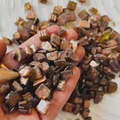 Brown Glitter Crystal