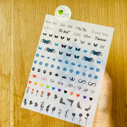 A6 Insert sheet - Mix Shape 1 | Tulsi Resin