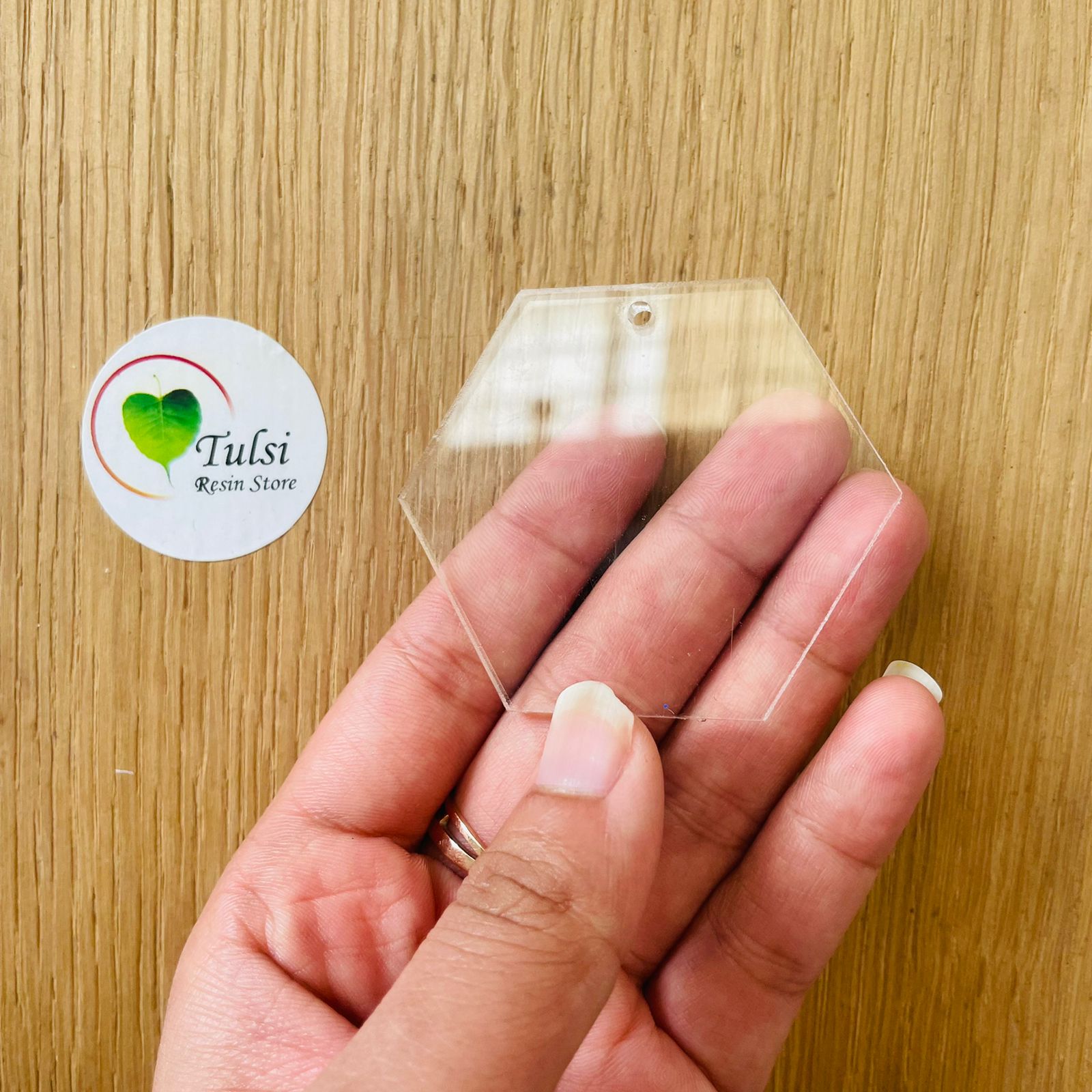 Acrylic Keychain Base 4 | Tulsi Resin