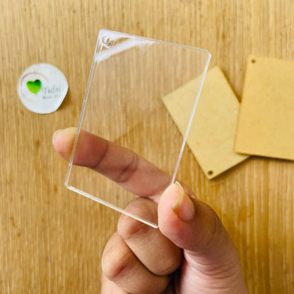 Acrylic Keychain Base 6 | Tulsi Resin