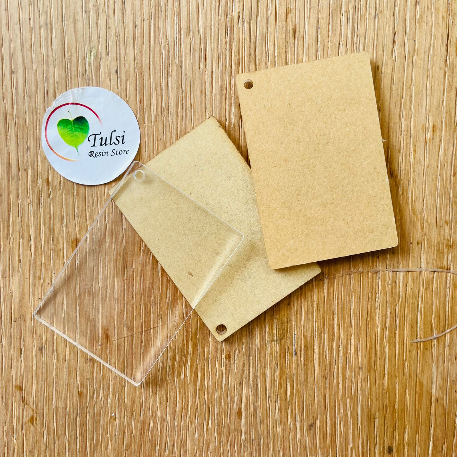 Acrylic Keychain Base 8 | Tulsi Resin