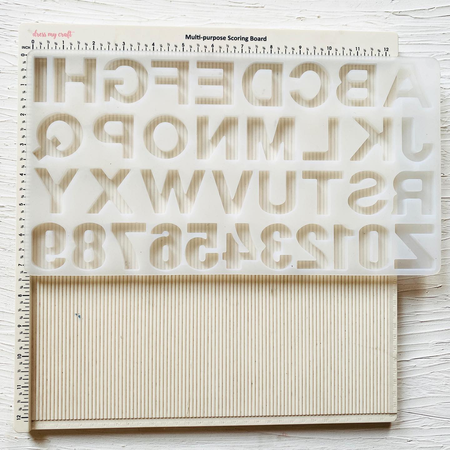 Back alphabet Mould