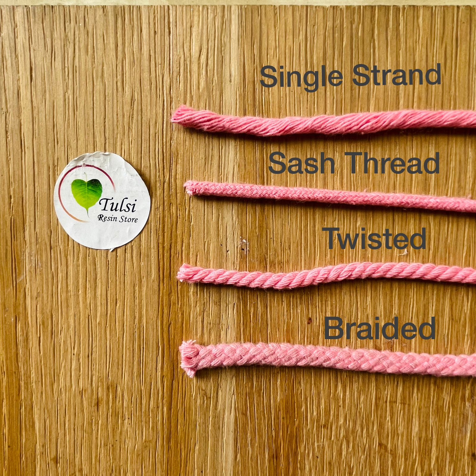 Baby Pink Macrame Thread – Tulsi Resin Store
