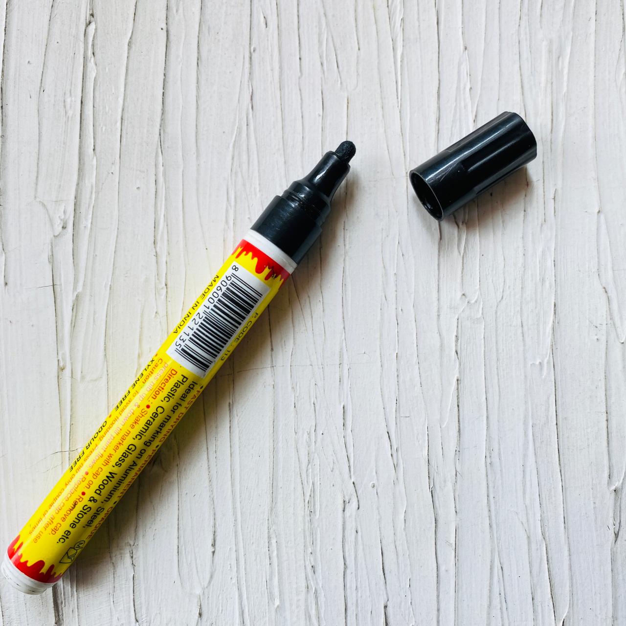 Black Resin Marker