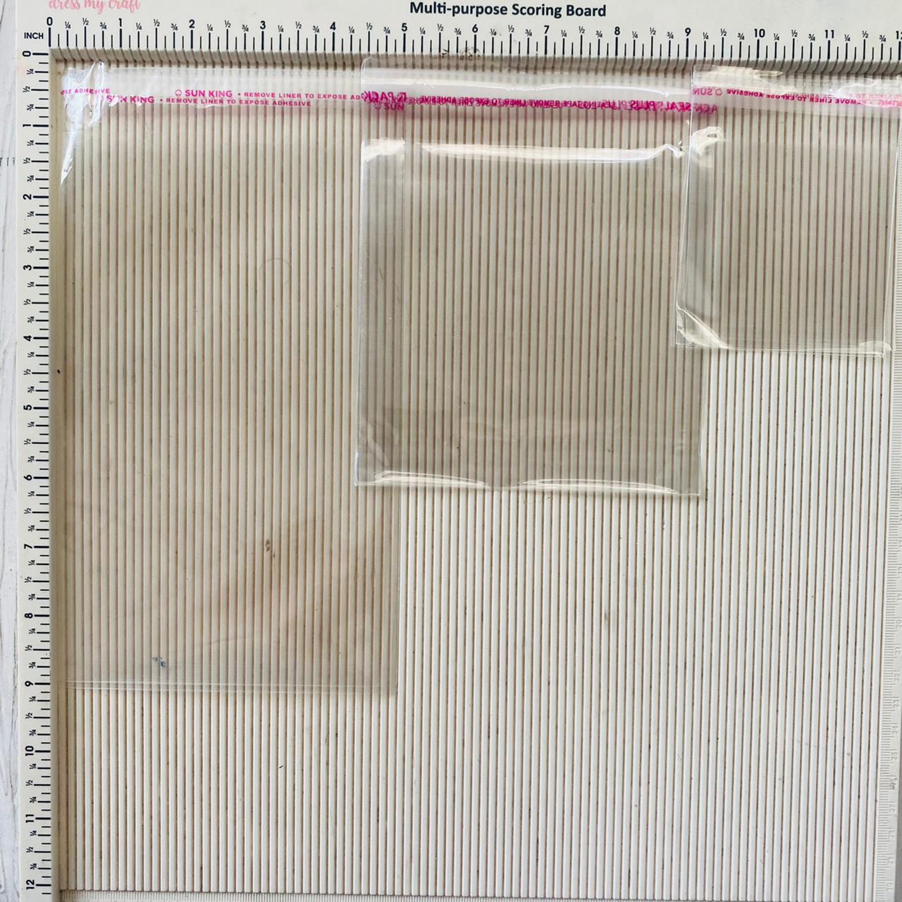 Transparent Plastic - Broad (20pcs)