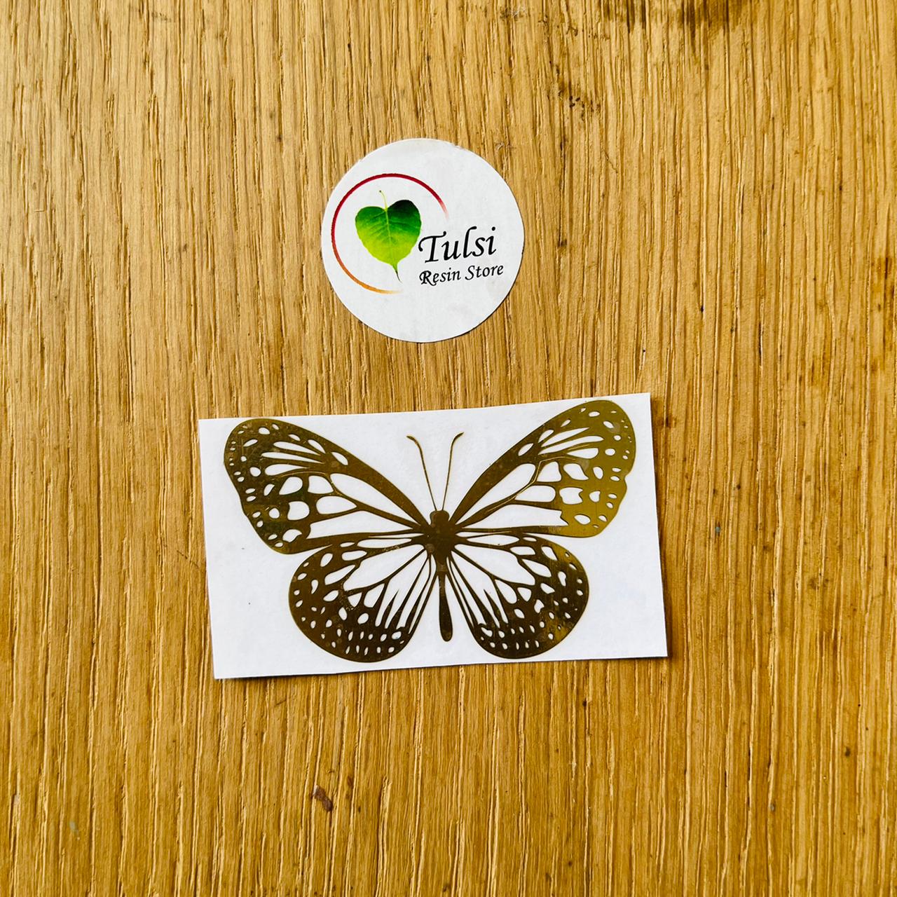 Metal Sticker - 1 Pc Butterfly (B)