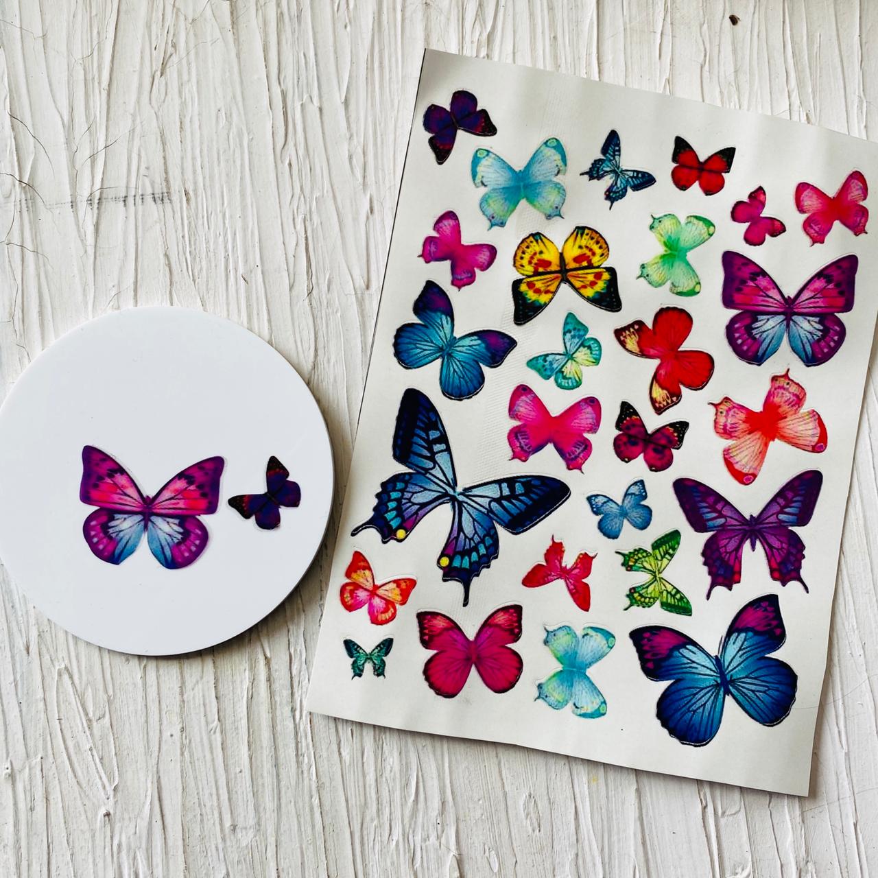 Colourful Butterfly sticker