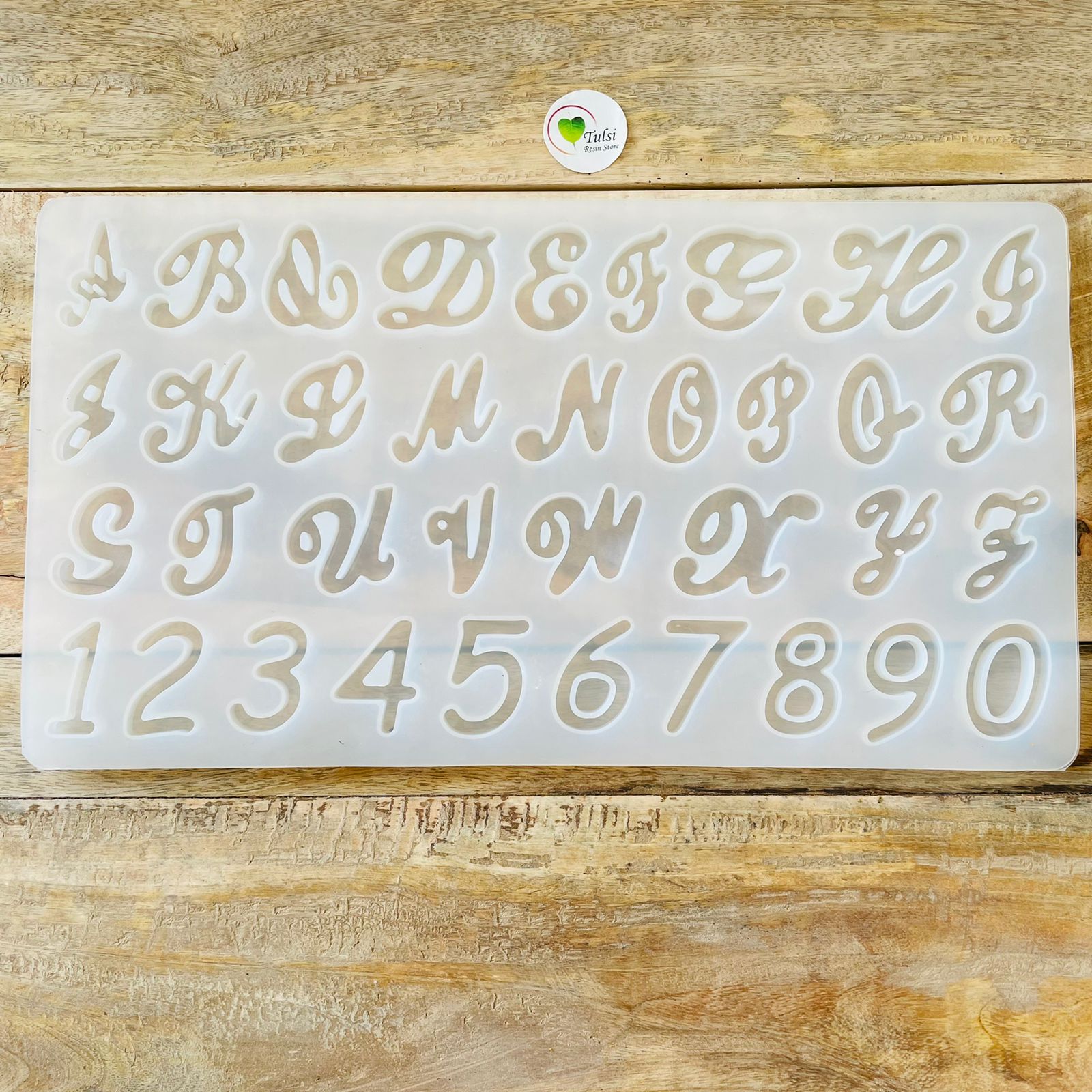 White Silicon Resin Cursive Alphabet Mold at Rs 220/piece in Vasai