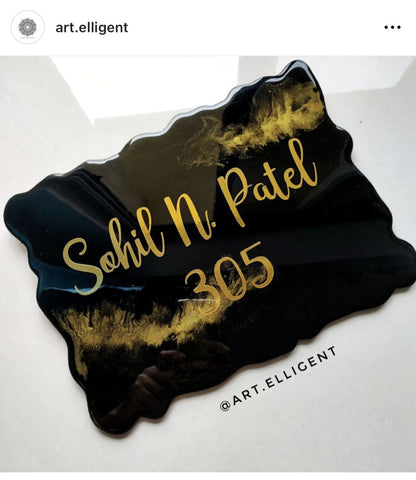 Custom Vinyl Sticker One Line - Gold 6 | Tulsi Resin