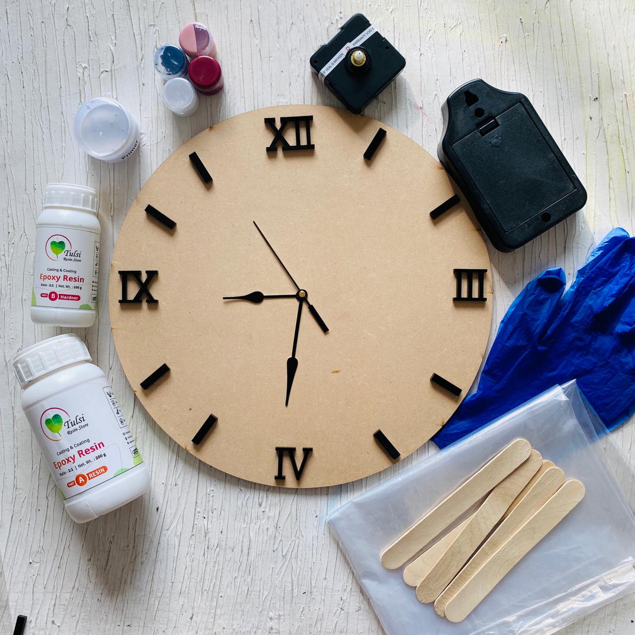 DIY Basic Clock Kit MDF