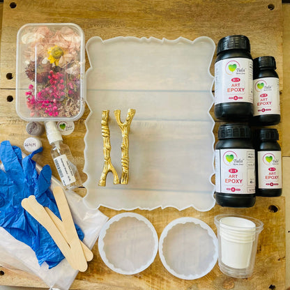 DIY Tray kit including Flowers with tutorial