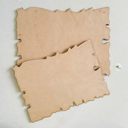 Designer Uneven Nameplate 1 | Tulsi Resin