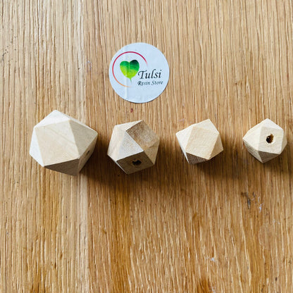 Hexagon Wooden Beads For Macrame