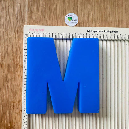 6" Monogram Alphabet Mould