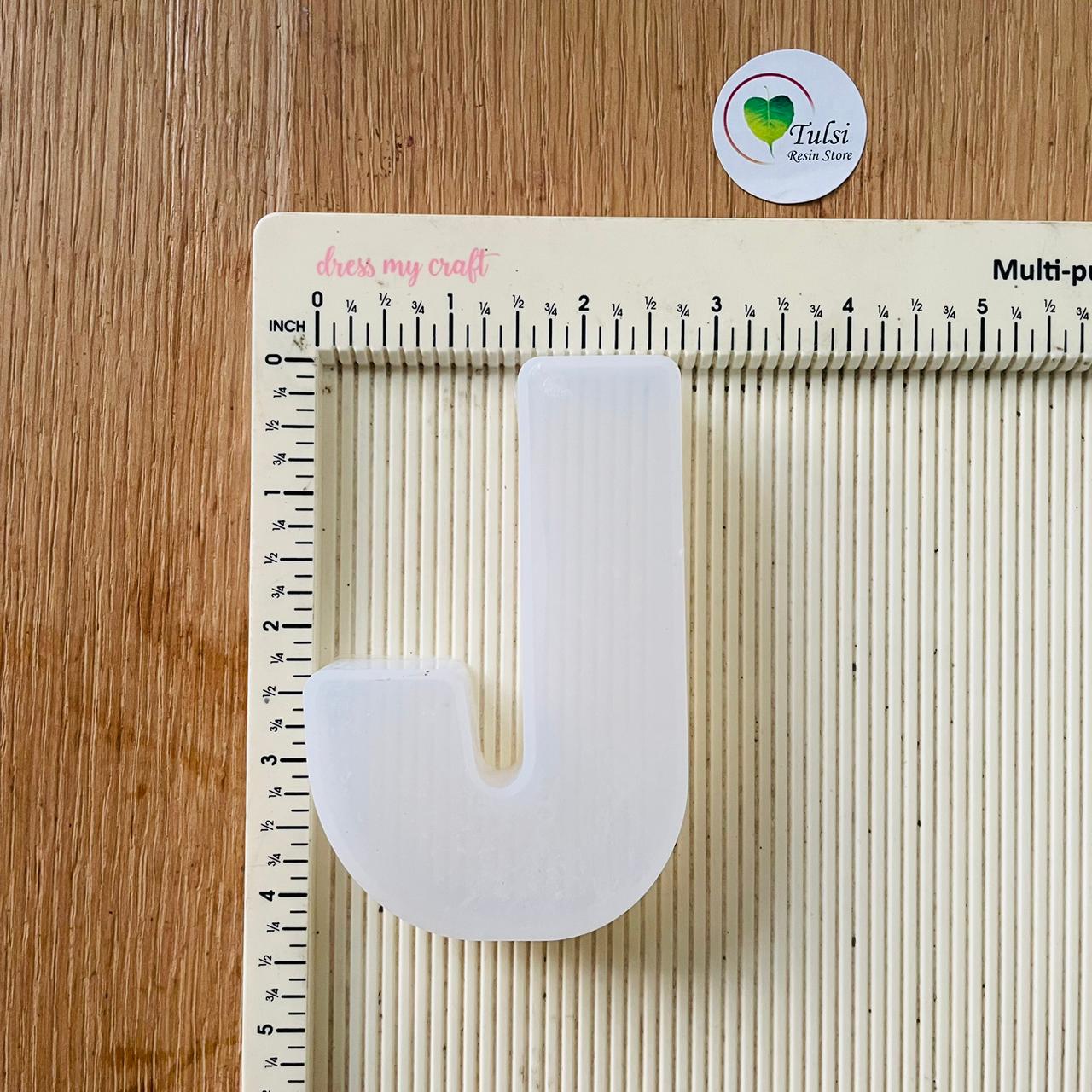 4" Monogram Alphabet Mould