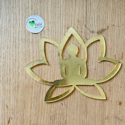 Acrylic Lotus Mahavir Swami