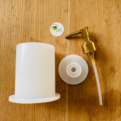 Round Soap Dispenser Mould - Gold