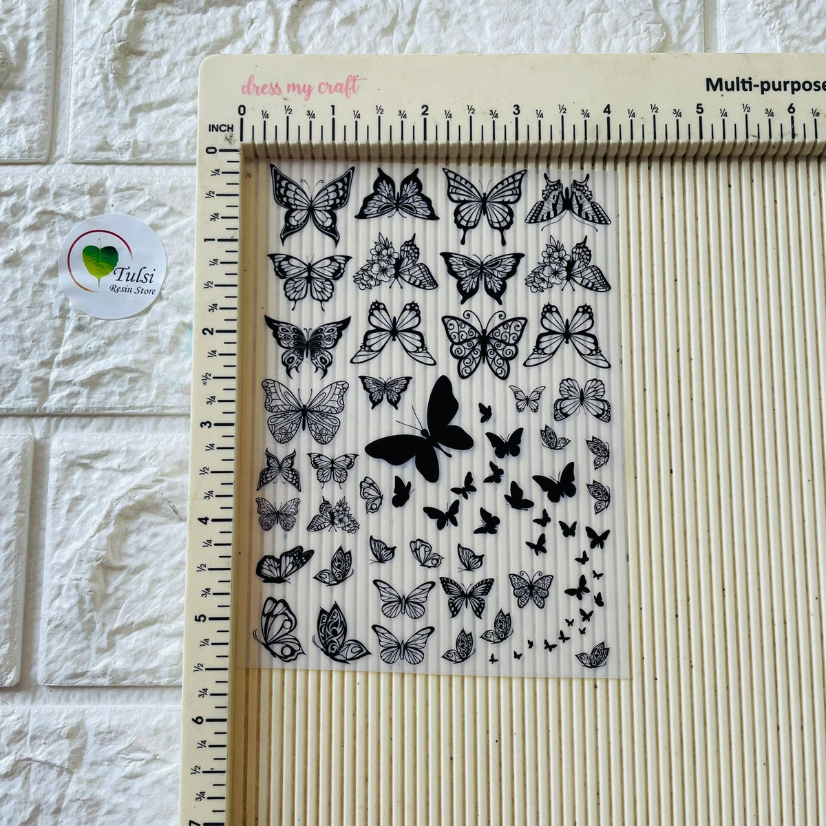 A6 Insert Sheet Butterfly (A) Tulsi Resin Store