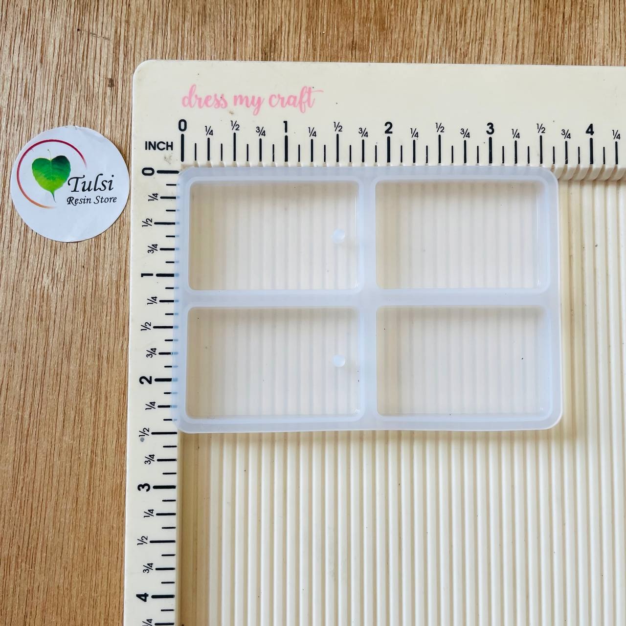 Keychain / Paper Clip Mould - Rectangle