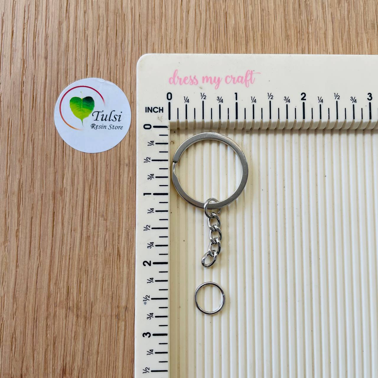 Keychain Ring With Connector (10pc)
