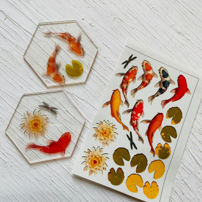 Koi Fish Sticker