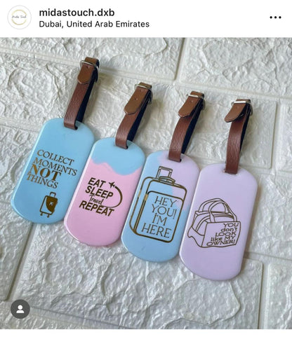 Metal Sticker - A6 Luggage Tag (A)