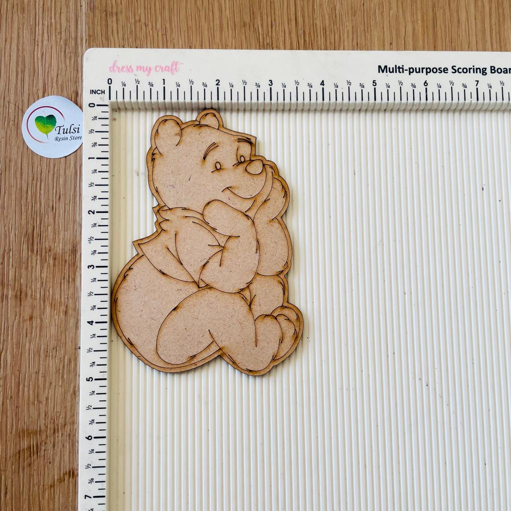 MDF Cutout Engraved - Pooh