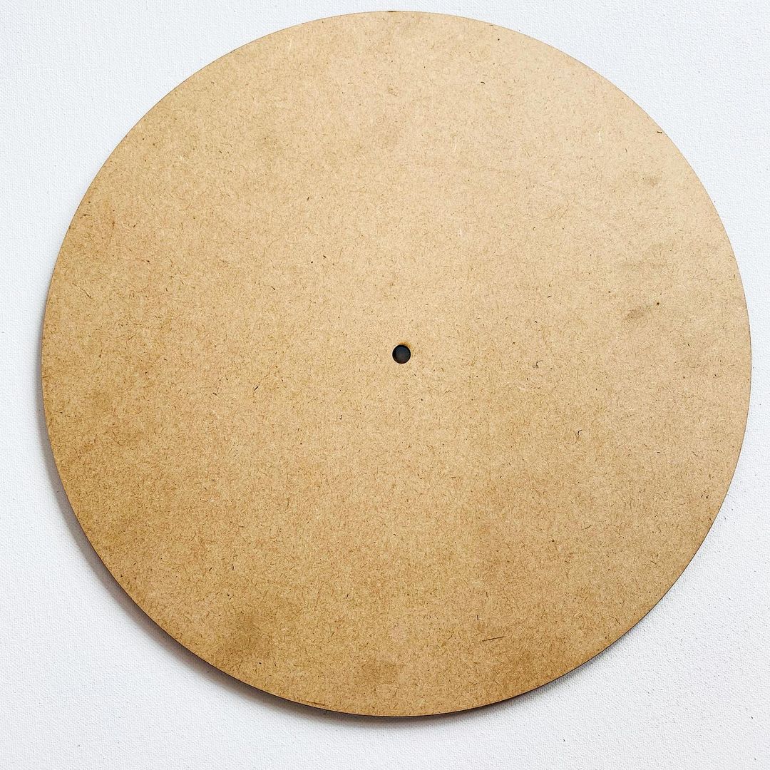 MDF Clock Base 3 | Tulsi Resin