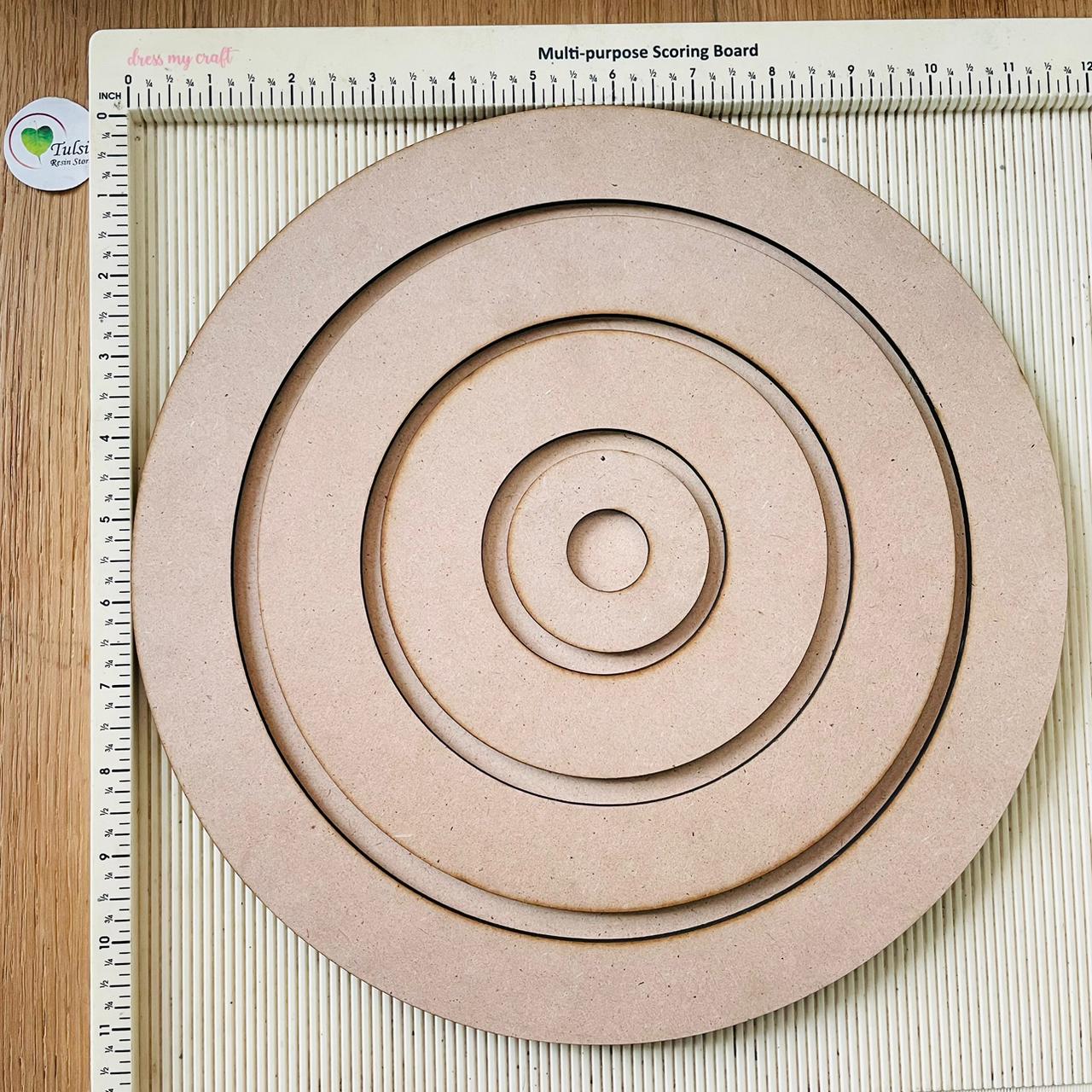 MDF Evil Eye Base (B) 2 | Tulsi Resin