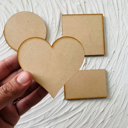 MDF Fridge Magnet Base 2 | Tulsi Resin