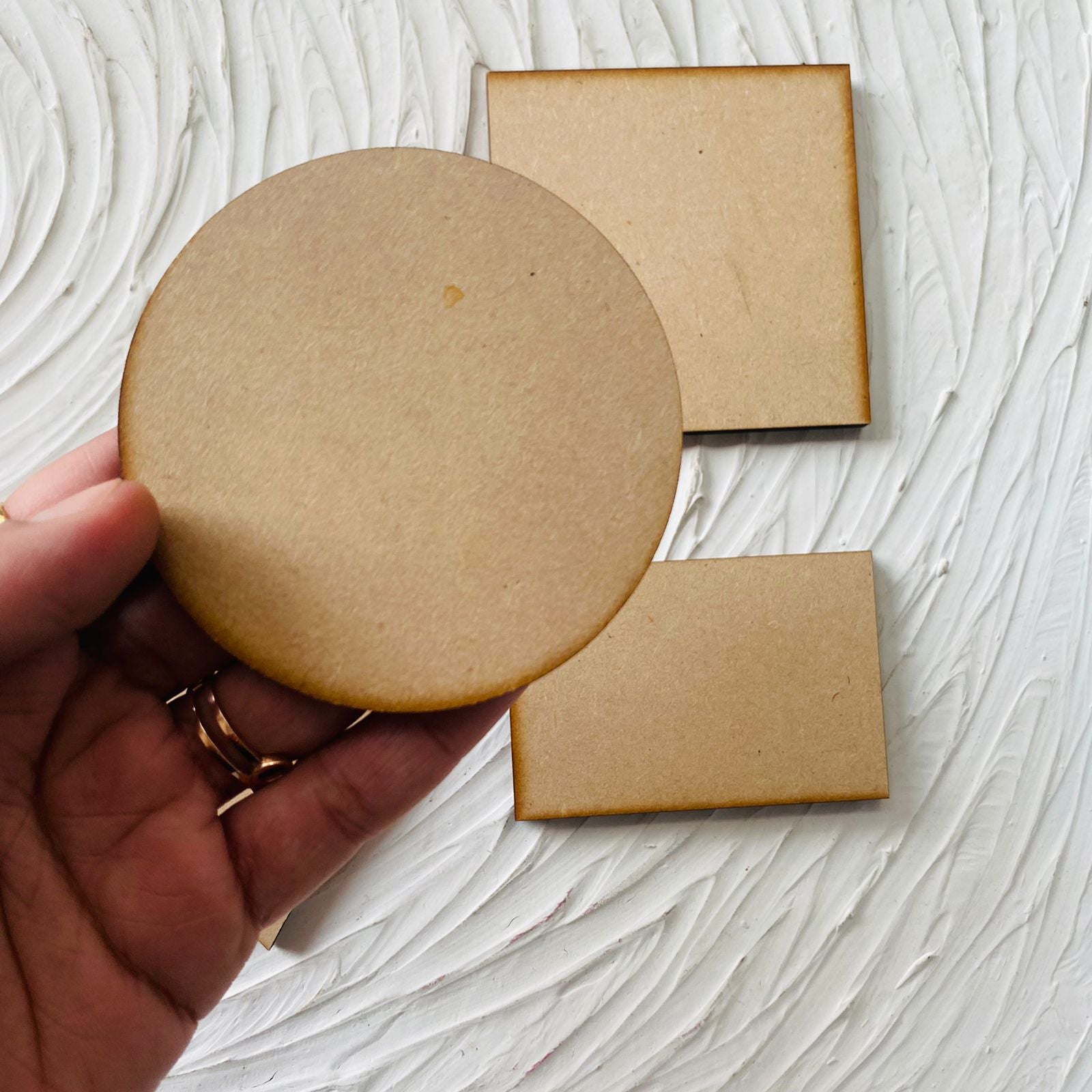 MDF Fridge Magnet Base 4 | Tulsi Resin