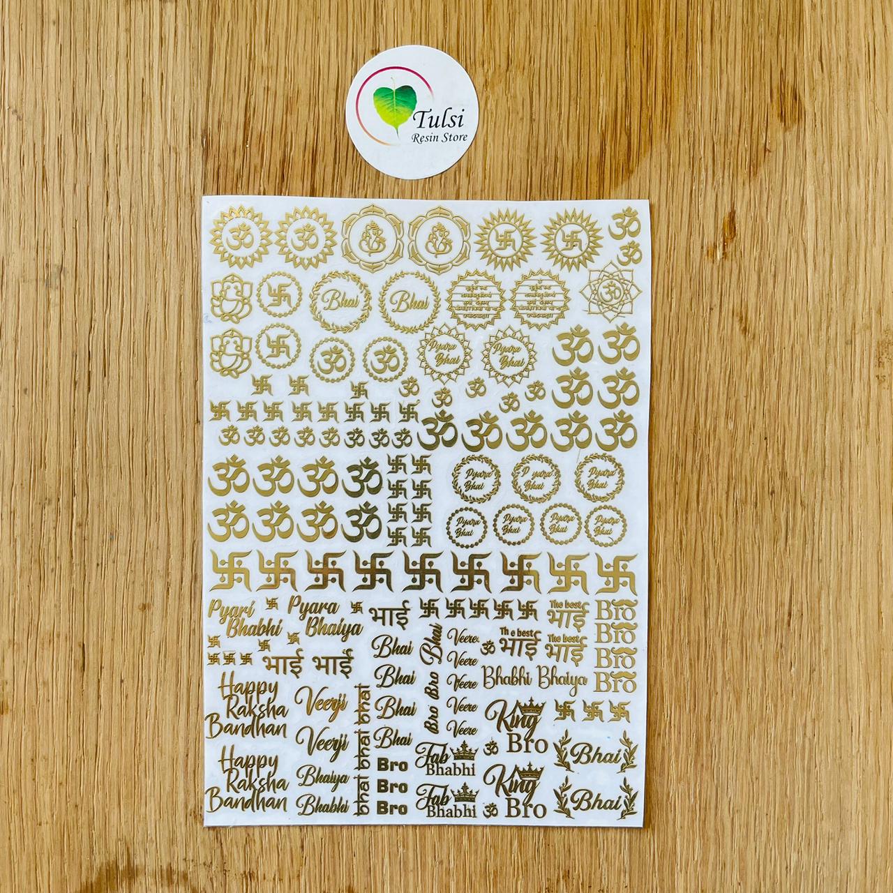 Ready METAL STICKER – Tulsi Resin Store