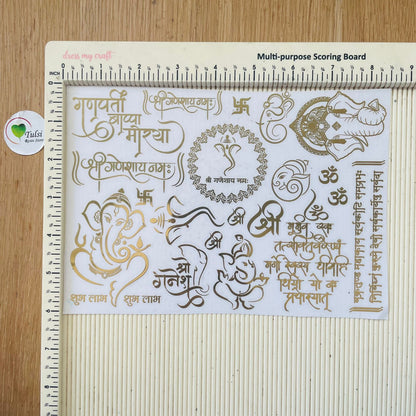 Metal Sticker - A5 Ganesha Mix (A)