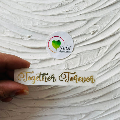 Metal Sticker - Together Forever 1 | Tulsi Resin