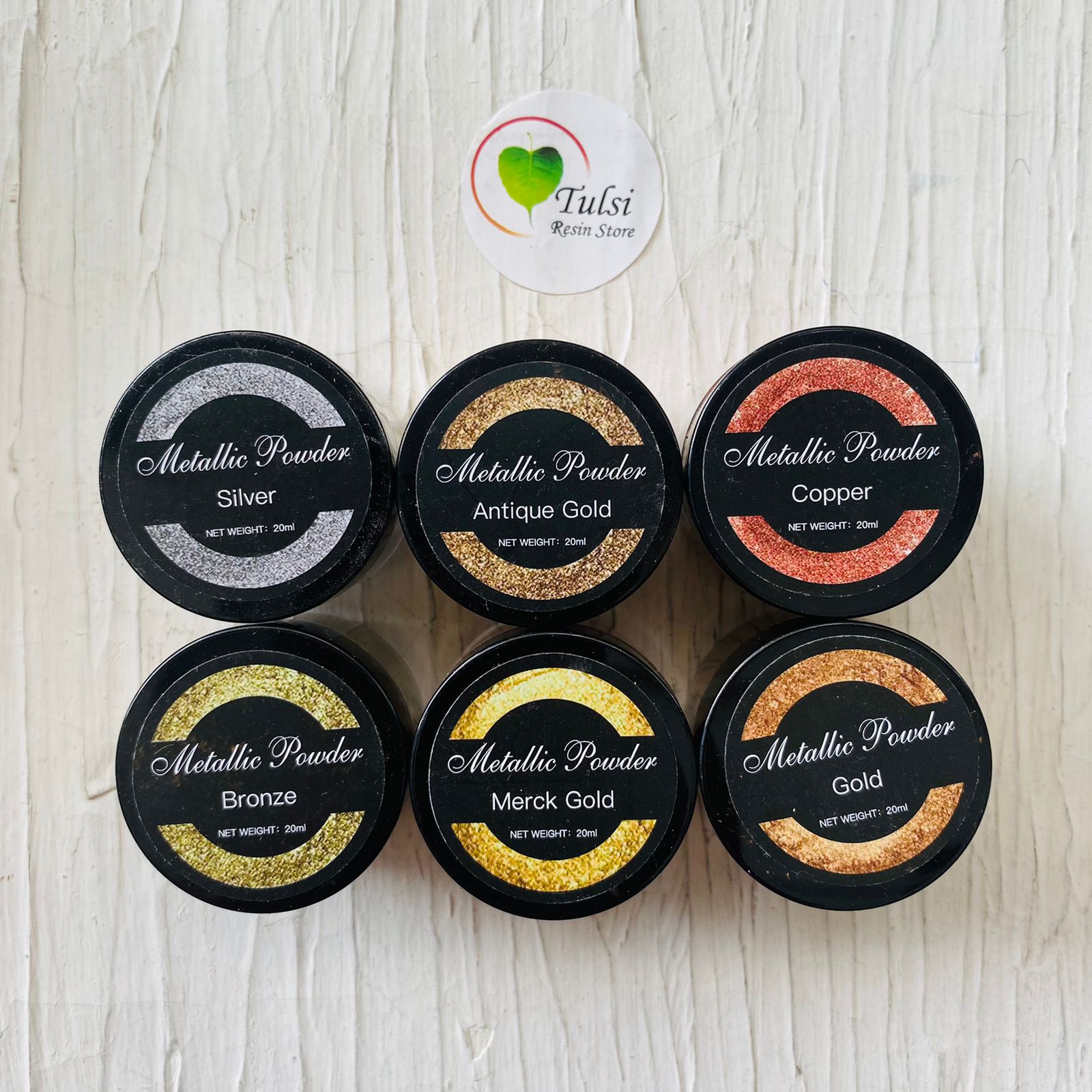 Shop Premium Metallic Powder Resin Pigment Set | Tulsi Resin – Tulsi ...