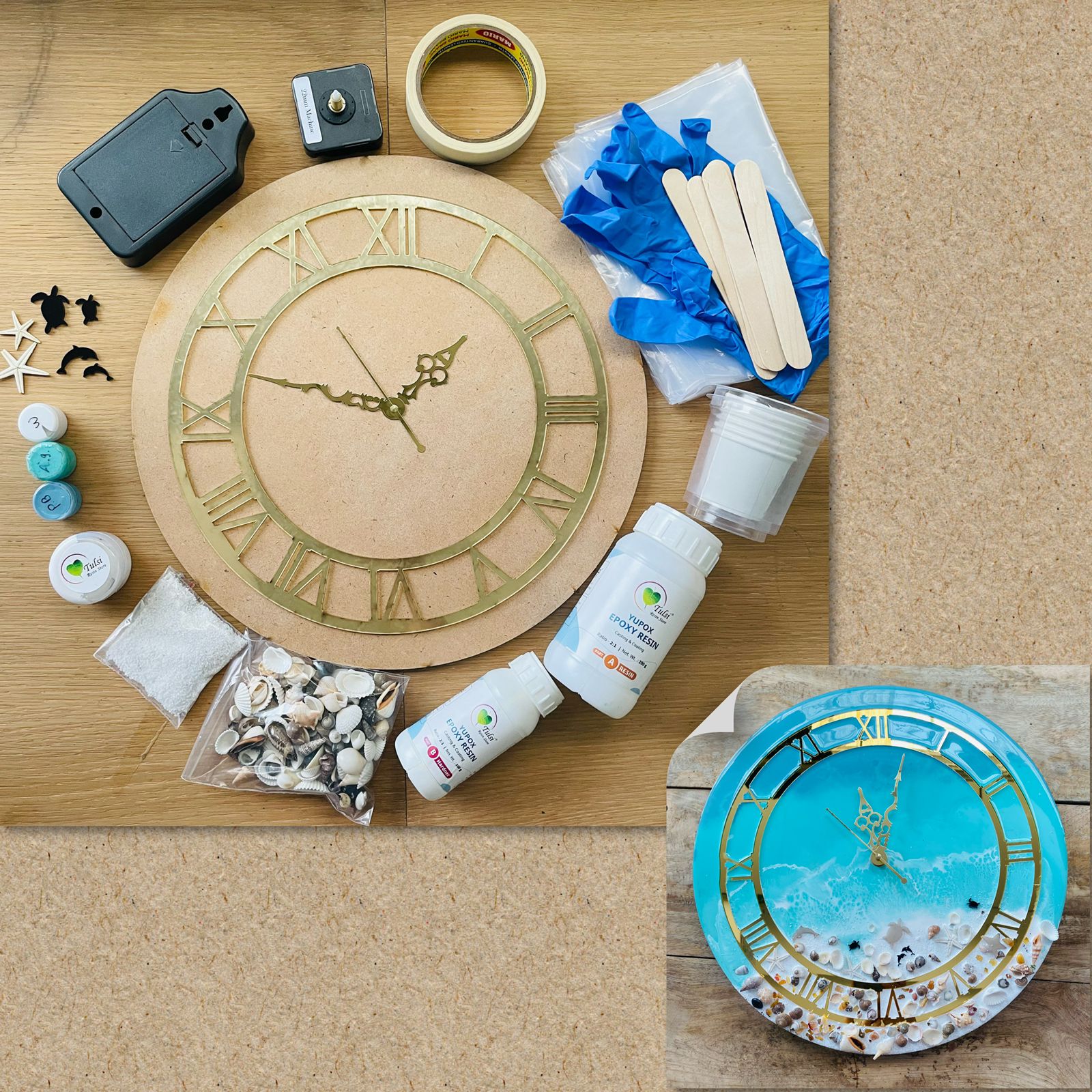 DIY Ocean Clock Kit B