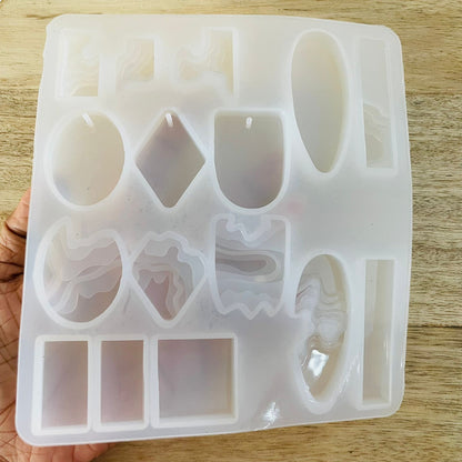 Ocean Pendant Mould B - - tulsiresin
