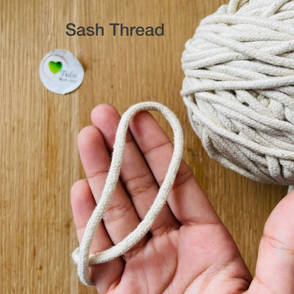 Off White Macrame Thread (Natural color )