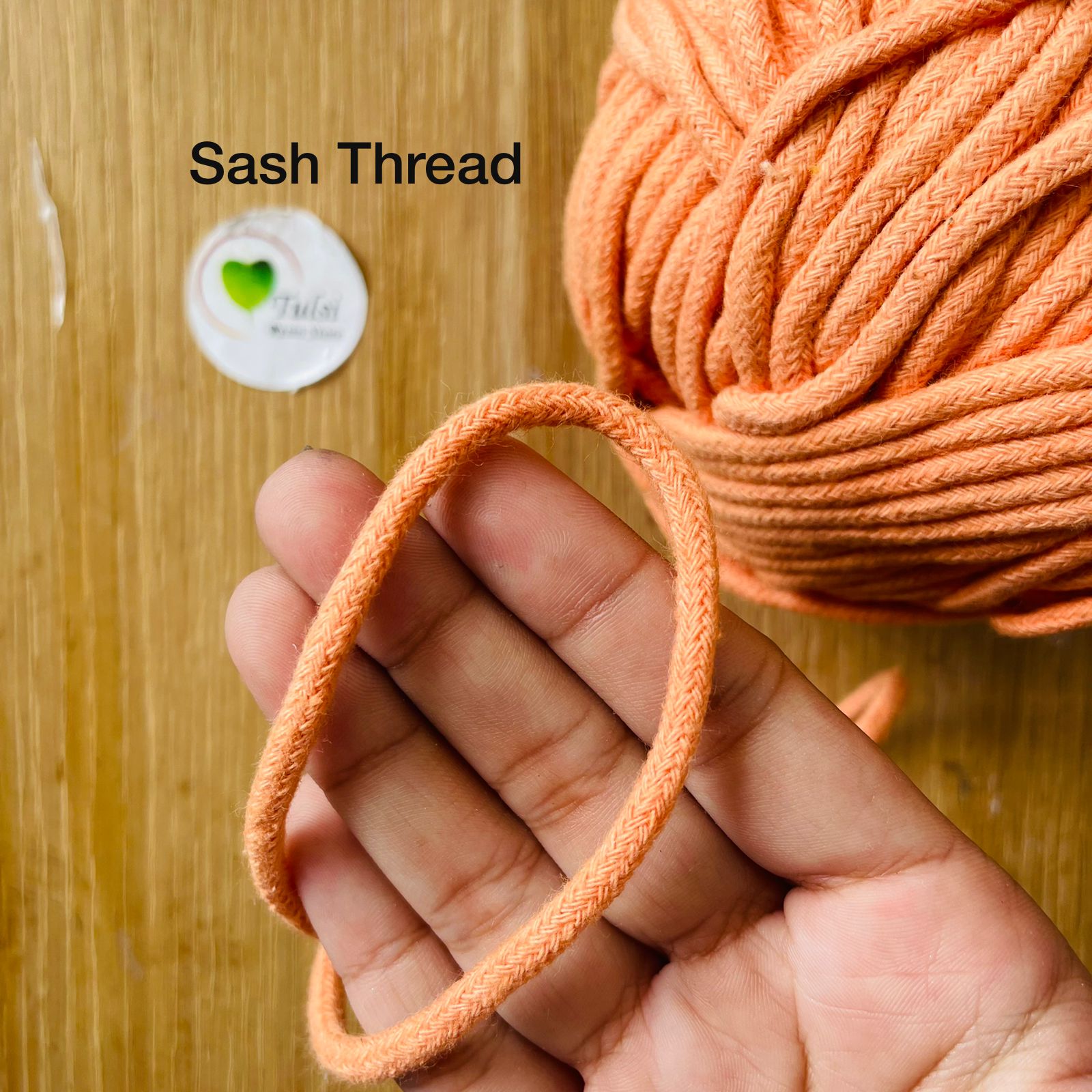 Orange Macrame Thread