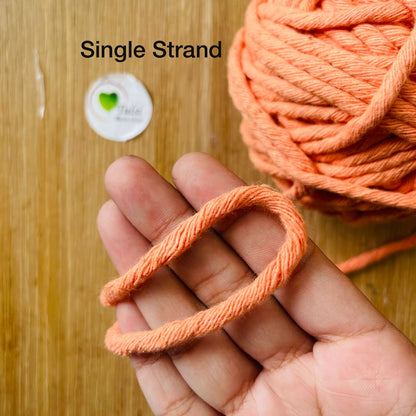 Orange Macrame Thread