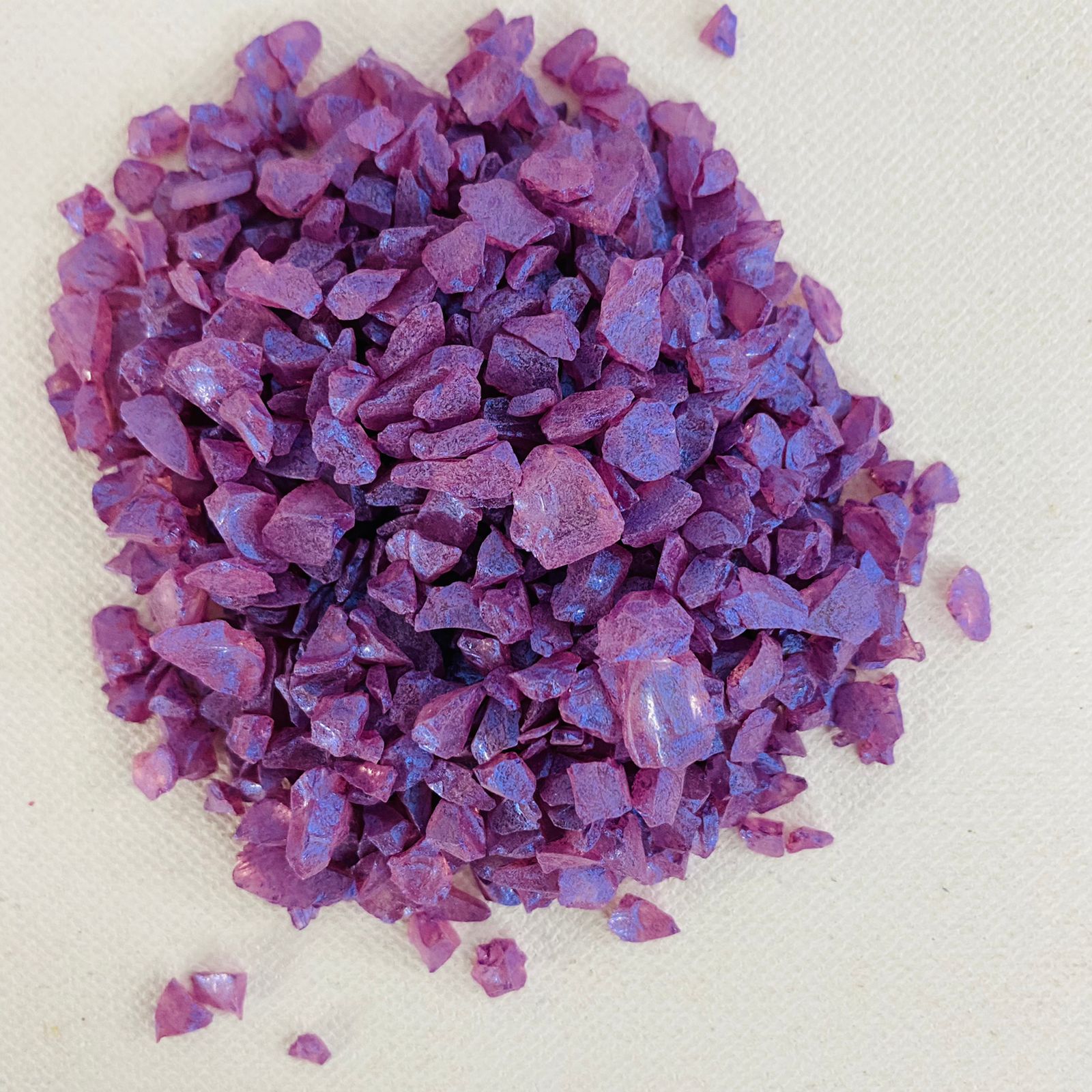 PK violet Plated Crystals