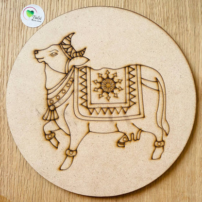 Pre-Marked MDF Base (A) 1 | Tulsi Resin