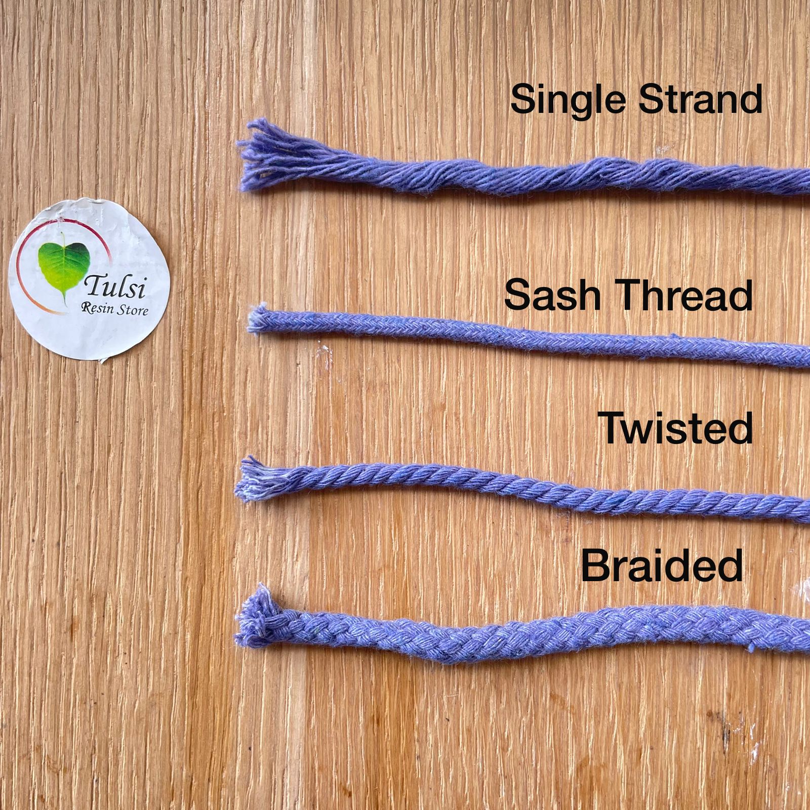 Purple Macrame Thread